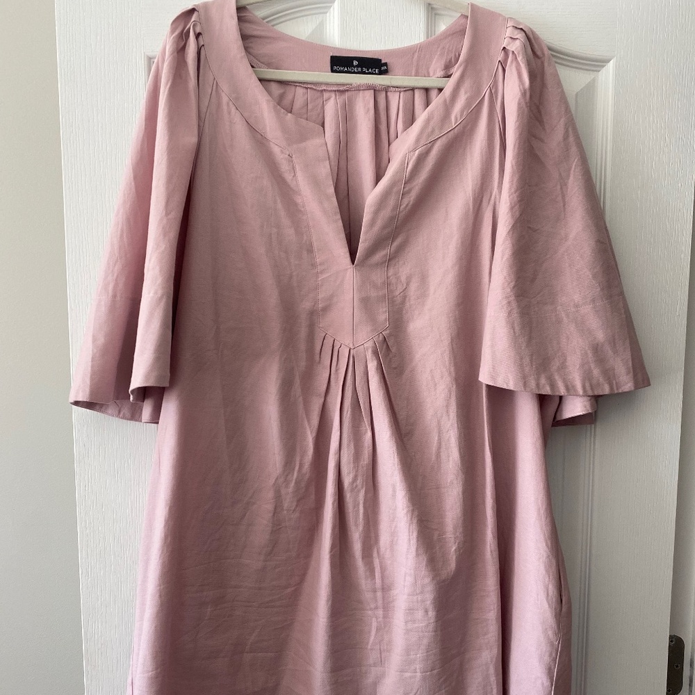 Tuckernuck Orchid Pink Flutter Sleeve Dress